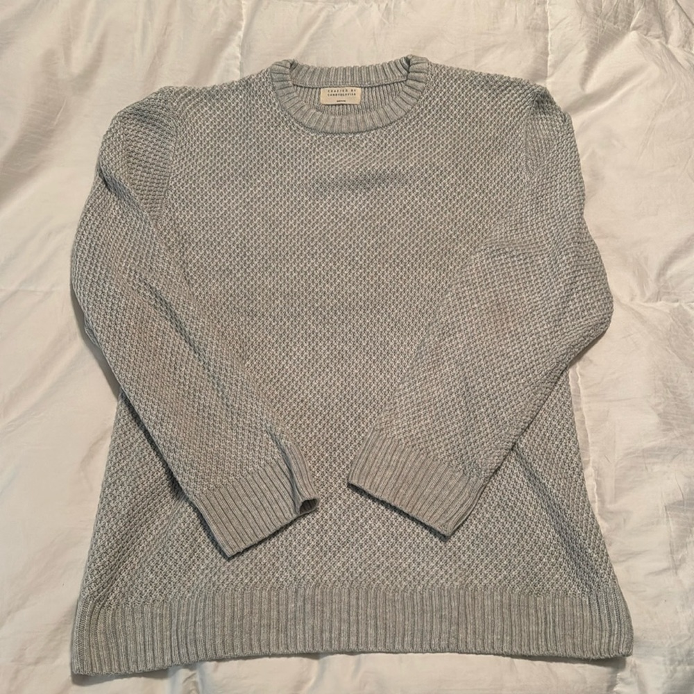 Candy & Caviar grey knit  men’s sweater